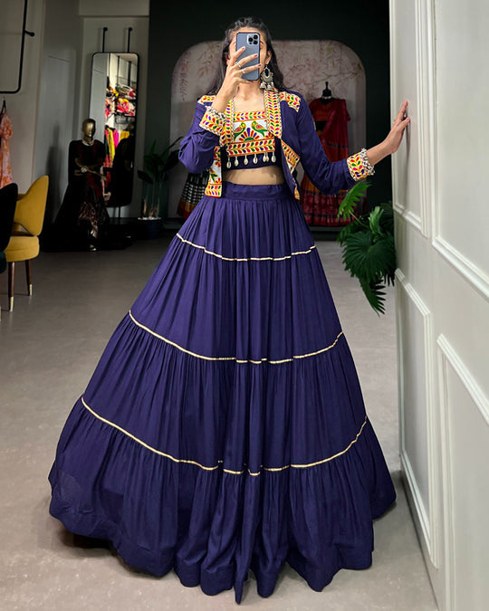 Navy Grace – Gamthi Vibes for Navratri