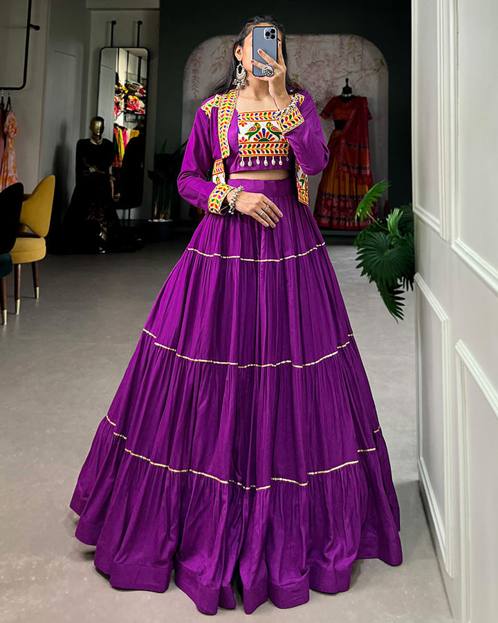 Purple Grace – Gamthi Glory for Navratri