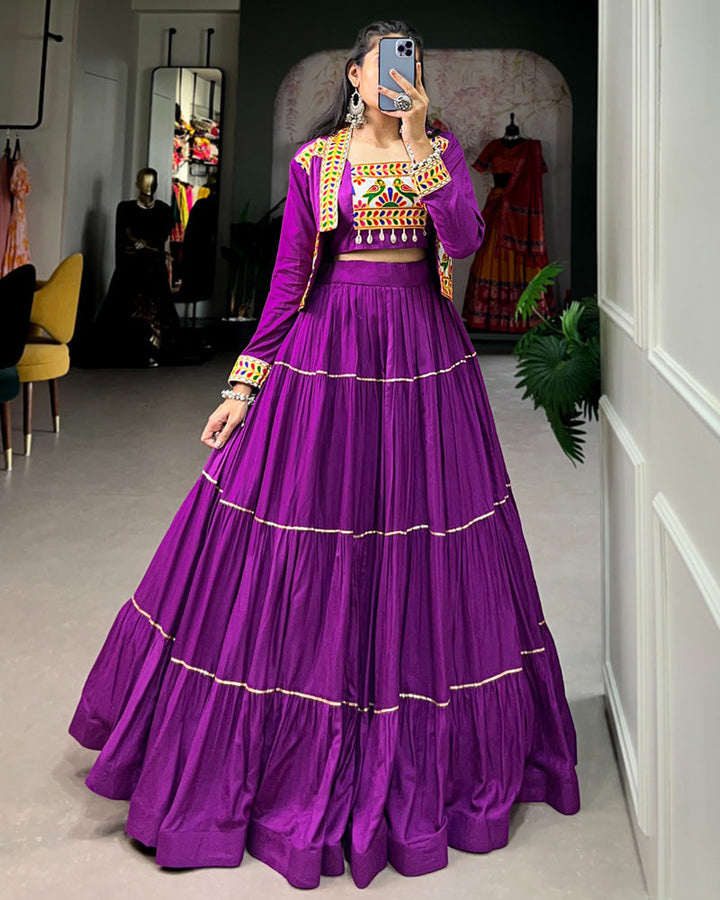 Purple Grace – Gamthi Glory for Navratri
