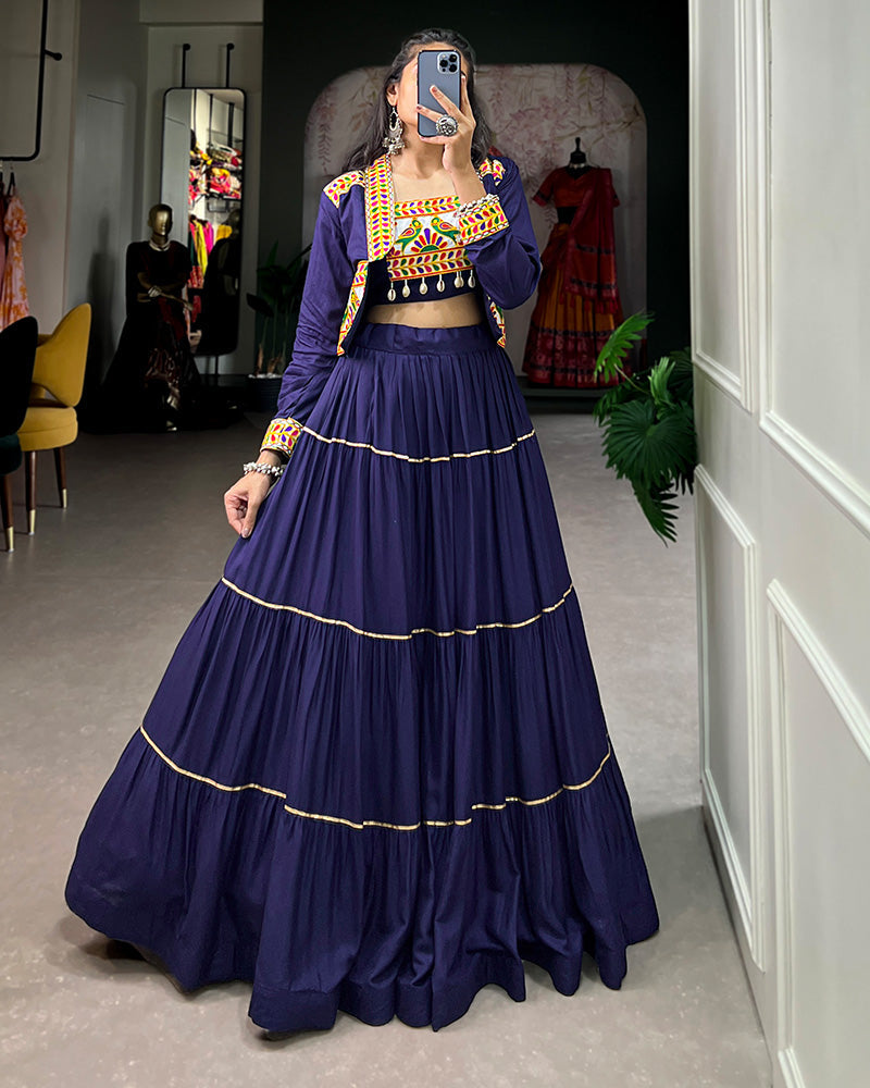 Navy Grace – Gamthi Vibes for Navratri