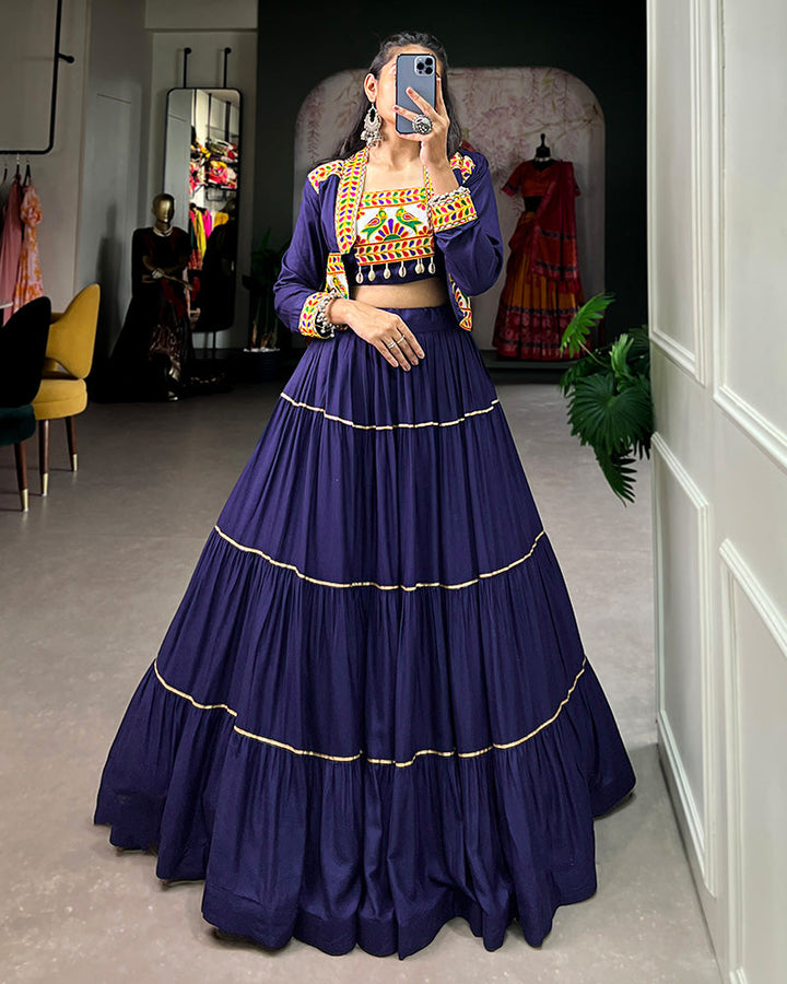 Navy Grace – Gamthi Vibes for Navratri