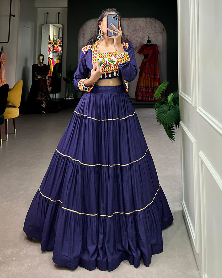 Navy Grace – Gamthi Vibes for Navratri