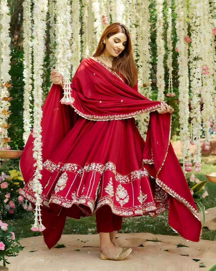 Premium Anarkali with Sequin Work