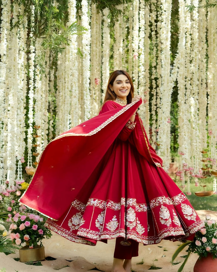 Premium Anarkali with Sequin Work