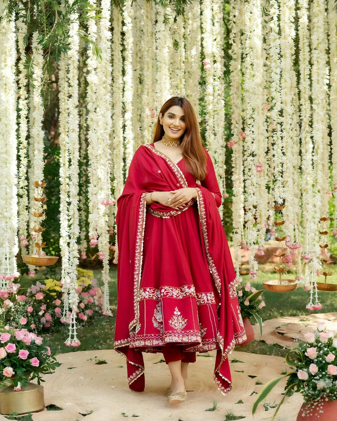 Premium Anarkali with Sequin Work