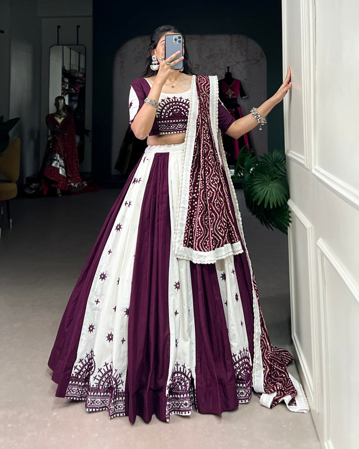 Heritage Shine – Mirror Work Chaniya Choli