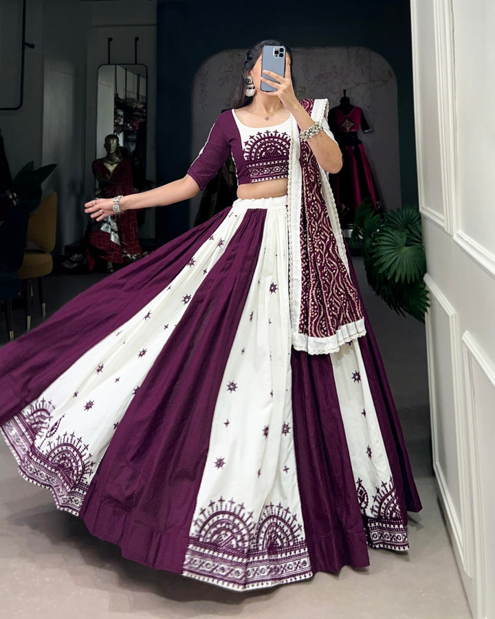 Heritage Shine – Mirror Work Chaniya Choli