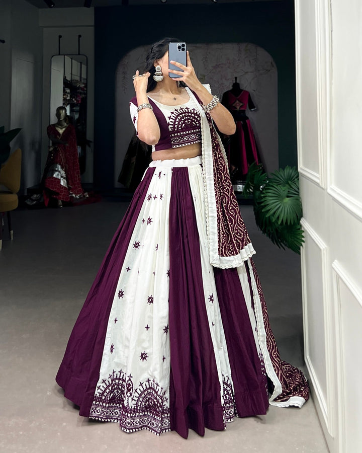 Heritage Shine – Mirror Work Chaniya Choli