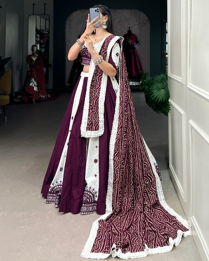 Heritage Shine – Mirror Work Chaniya Choli
