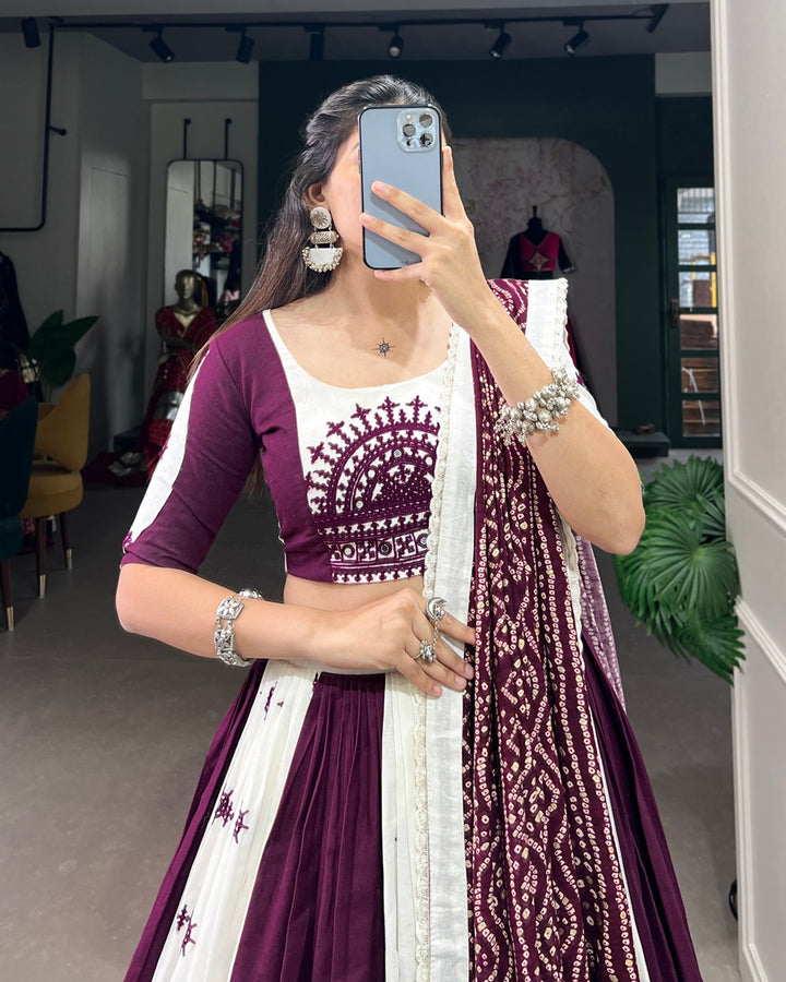 Heritage Shine – Mirror Work Chaniya Choli