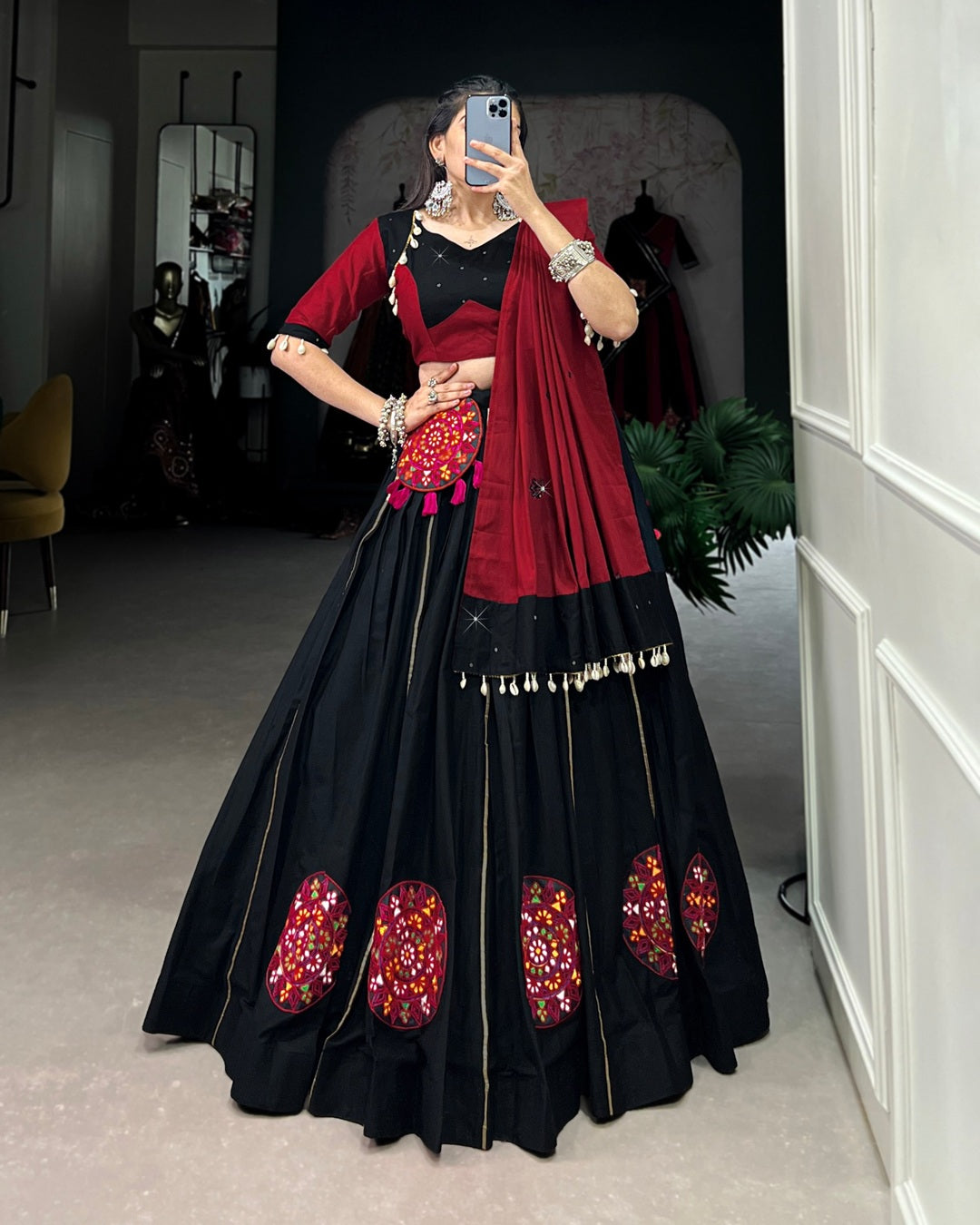 Navratri-Ready in Classic Black