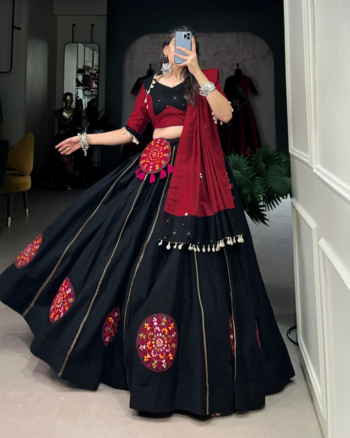 Navratri-Ready in Classic Black