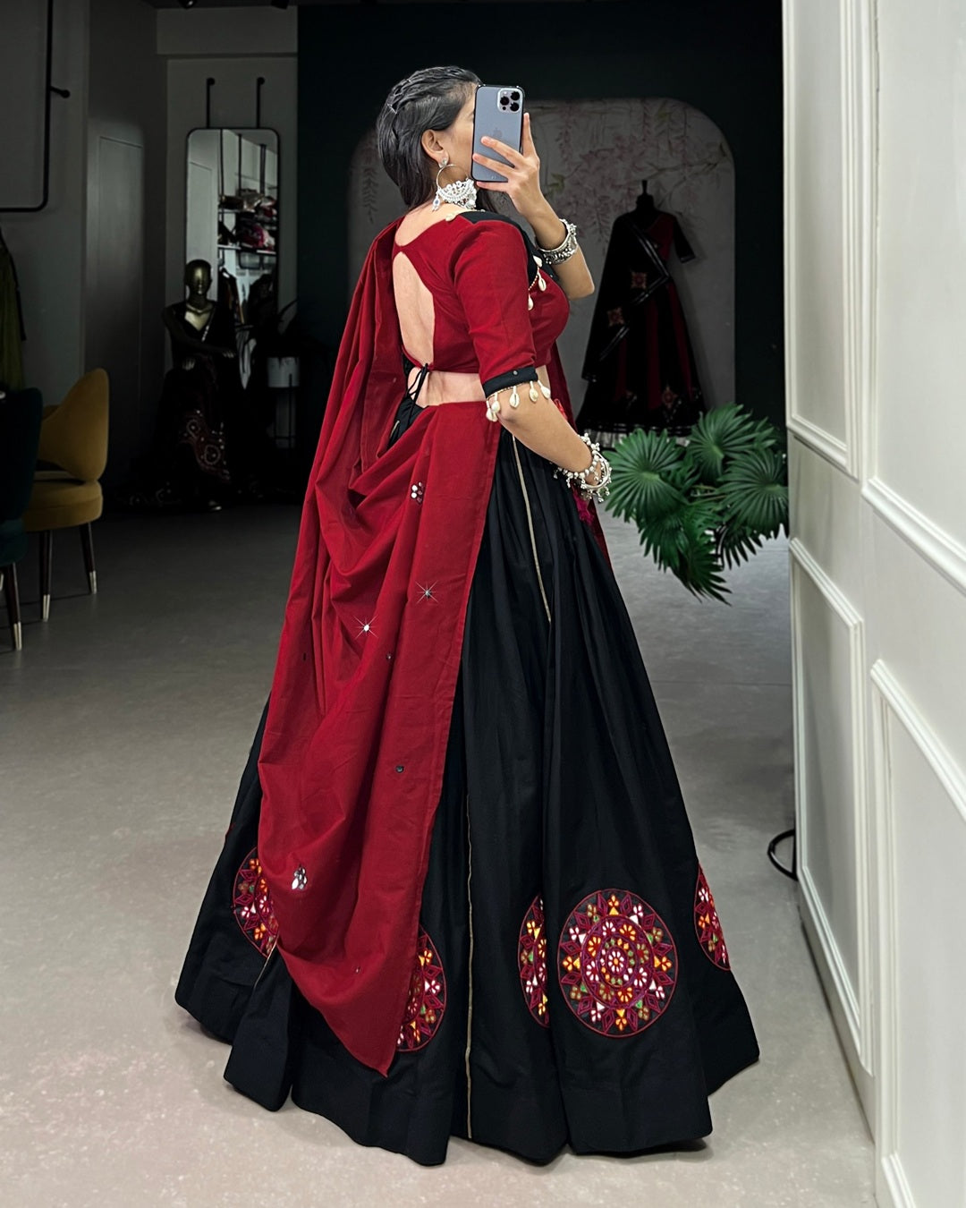 Navratri-Ready in Classic Black