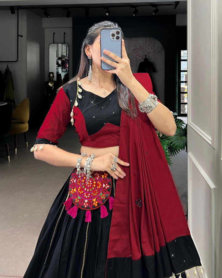 Navratri-Ready in Classic Black