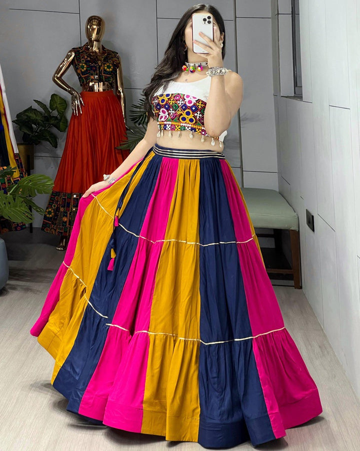 Rainbow Radiance – Navratri Lehenga Set