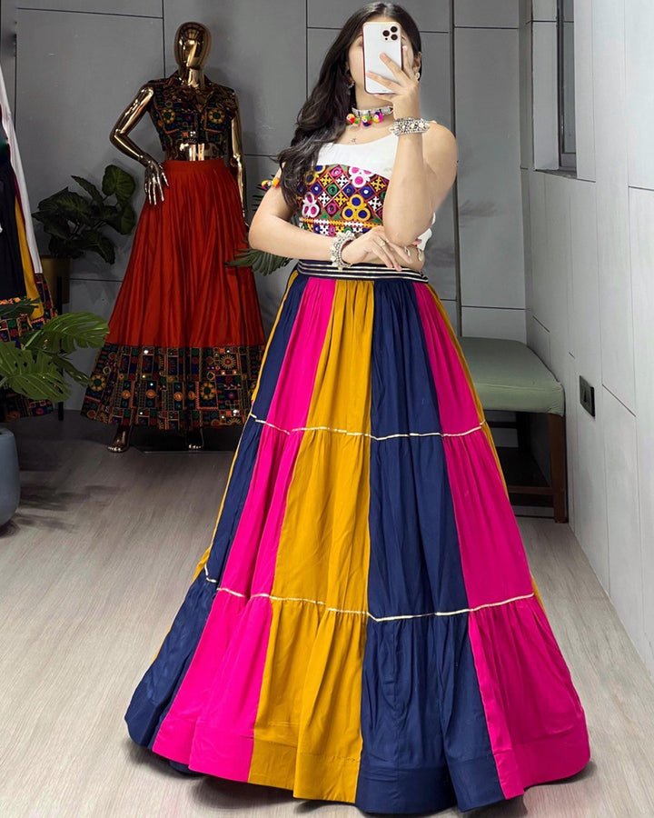 Rainbow Radiance – Navratri Lehenga Set