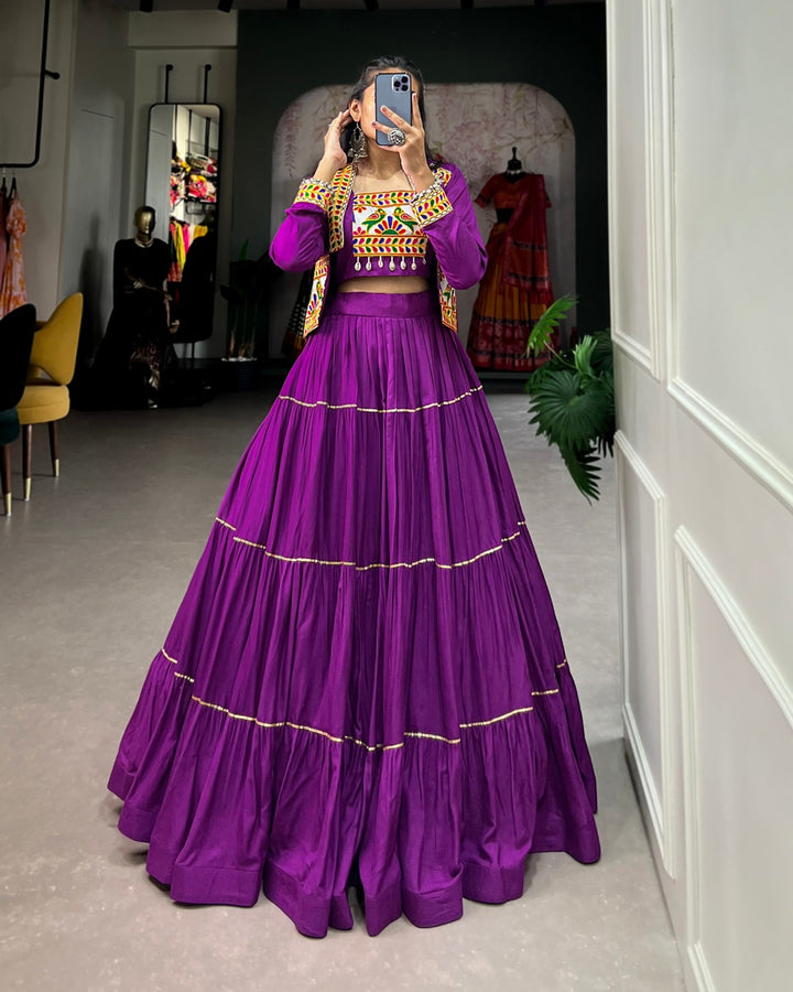 Purple Grace – Gamthi Glory for Navratri