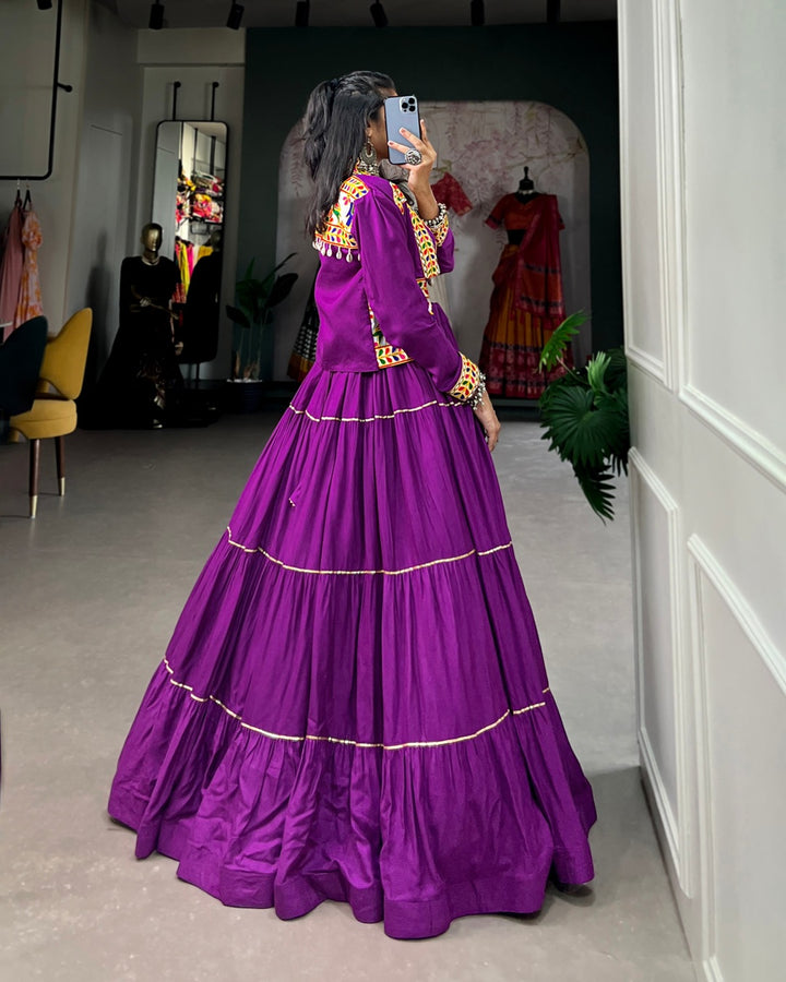 Purple Grace – Gamthi Glory for Navratri