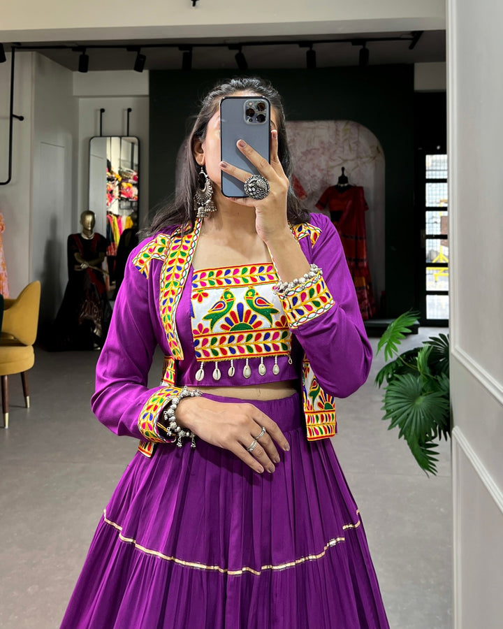 Purple Grace – Gamthi Glory for Navratri